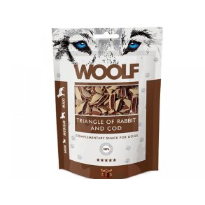 Woolf Rabbit & Cod Triangle 100g