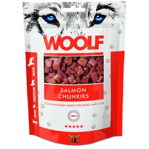 Woolf Salmon Chunkies 100g